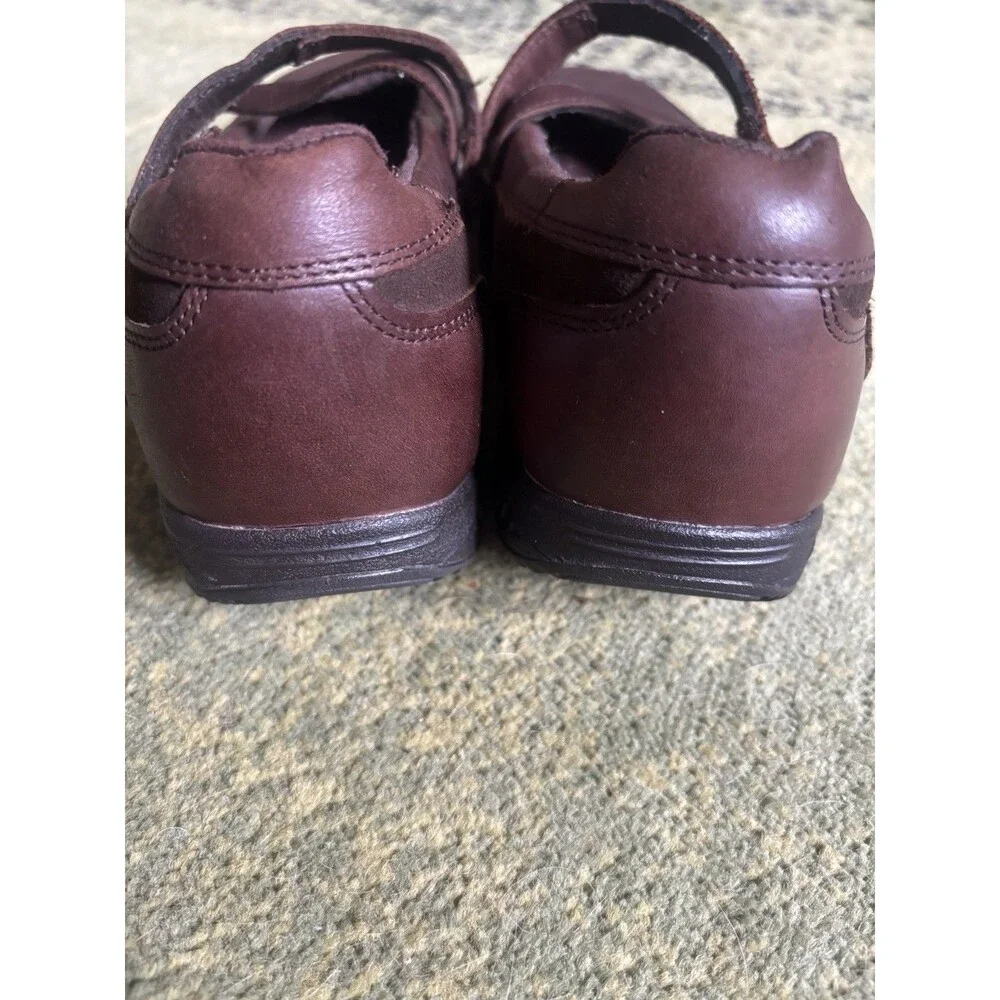 Skechers Shape Ups Mary Jane Shoes Womens Sz 10 Brown Leather Walking Comfort - Picture 12 of 16